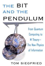 Cover of: The Bit and the Pendulum | Tom Siegfried
