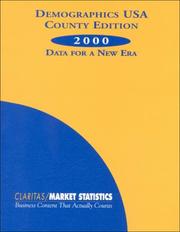 Cover of: Demographics USA 2000 by Elizabeth E. Barker