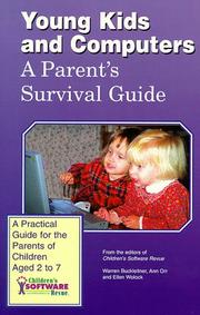 Cover of: Young Kids and Computers: A Parent's Survival Guide