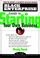 Cover of: The Black enterprise guide to starting your own business
