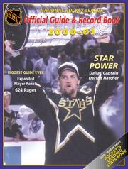 Cover of: The National Hockey League Official Guide and Record Book 2000-01