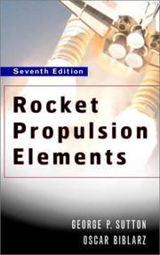 Cover of: Rocket Propulsion Elements, 7th Edition by George P. Sutton, Oscar Biblarz