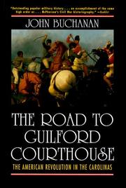 Cover of: The Road to Guilford Courthouse by John Buchanan