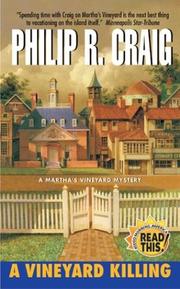 Cover of: A Vineyard Killing (Martha's Vineyard Mysteries (Avon Books)) by Philip R. Craig