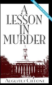 Cover of: A Lesson in Murder