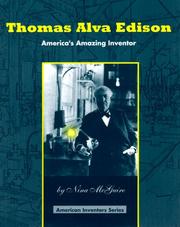 Cover of: Thomas Alva Edison: America's Amazing Inventor