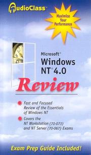 Cover of: Microsoft Windows NT 4.0 Review