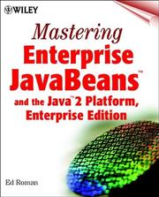 Cover of: Mastering Enterprise JavaBeans and the Java 2 Platform, Enterprise Edition by Ed Roman