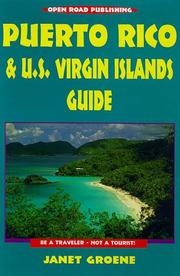 Cover of: Puerto Rico and U.S. Virgin Islands Guide