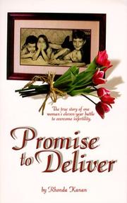 Cover of: Promise To Deliver | Rhonda Kanan