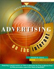 Cover of: Advertising on the Internet by Robbin Lee Zeff