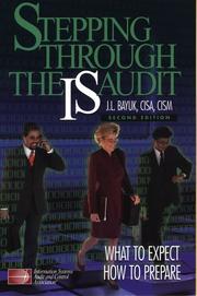 Cover of: Stepping Through the IS Audit by J.L. Bayuk