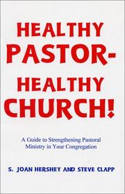 Cover of: Healthy Pastor: Healthy Church!