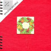 Cover of: My Favorite Holiday Recipes Journal