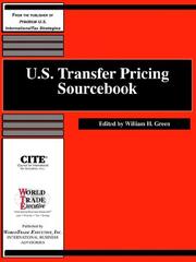 Cover of: U. S.transfer Pricing Sourcebook | Amanda Denise Johnson