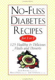 No-fuss diabetes recipes for 1 or 2 by Jackie Boucher