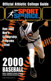 Cover of: The Official Athletic College Guide Baseball 2000