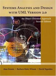 Cover of: Systems Analysis and Design with UML Version 2.0: An Object-Oriented Approach
