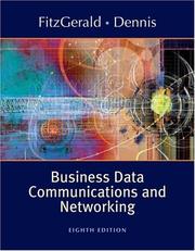 Cover of: Business data communications and networking by Jerry FitzGerald