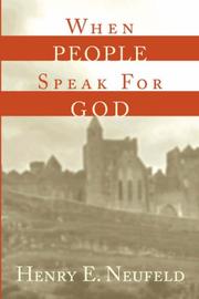 Cover of: When People Speak for God