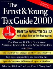 The Ernst & Young Tax Guide 2000 by Peter W. Bernstein