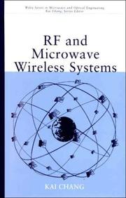 Cover of: RF Microwave Wireless Systems