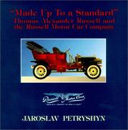 Cover of: Made Up to a Standard by Jaroslav Petryshyn