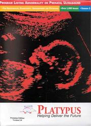 Cover of: Program Listing Abnormality on Prenatal Ultrasound Premium Edition (Cd-Rom Windows and Macintosh, Version 2.0)