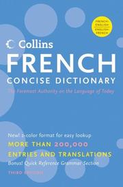 Cover of: Collins French dictionary plus grammar. by 