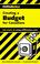 Cover of: CliffsNotes(tm) Creating a Budget For Canadians