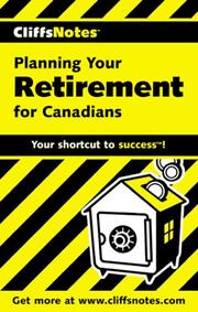 Cover of: CliffsNotes Planning Your Retirement for Canadians