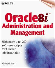 Cover of: Oracle 8I Administration and Management