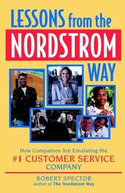 Cover of: Lessons from the Nordstrom Way by Robert Spector