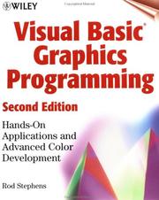 Cover of: Visual Basic Graphics Programming | Rod Stephens