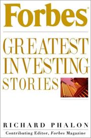 Cover of: Forbes Greatest Investing Stories