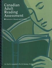 Cover of: Canadian Adult Reading Assessment : Instructor's Manual and CD-ROM