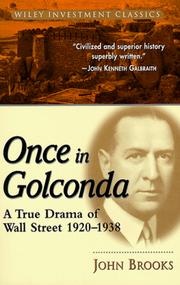 Cover of: Once in Golconda