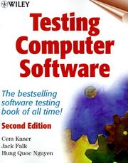 Cover of: Testing Computer Software, 2nd Edition by Cem Kaner, Jack Falk, Hung Q. Nguyen