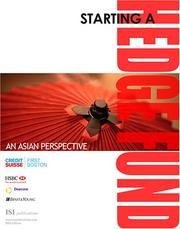 Cover of: Starting a Hedge Fund: An Asian Perspective