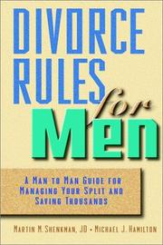 Cover of: Divorce Rules For Men by Martin M. Shenkman, Michael J. Hamilton
