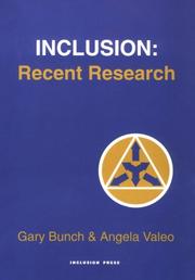 Cover of: Inclusion by Angela Valeo, Gary Bunch