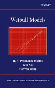 Cover of: Weibull Models (Wiley Series in Probability and Statistics)