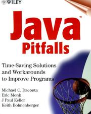 Cover of: Java Pitfalls by Michael C. Daconta, Eric Monk, J. Paul Keller, Keith Bohnenberger