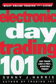 Cover of: Electronic Day Trading 101 by Sunny J. Harris