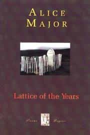 Cover of: Lattice of the Years