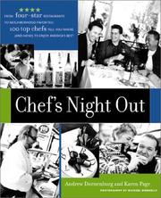 Cover of: Chef's Night Out: From Four-Star Restaurants to Neighborhood Favorites by Andrew Dornenburg, Karen Page
