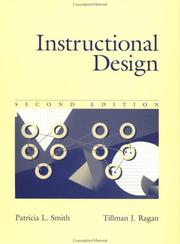 Cover of: Instructional Design, 2nd Edition by Patricia Smith, Tillman Ragan