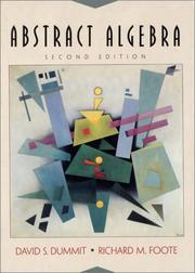 Cover of: Abstract Algebra, 2nd Edition