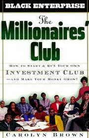 The millionaires' club by Carolyn M. Brown