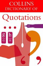 Cover of: Concise Dictionary of Quotations (Dictionary)